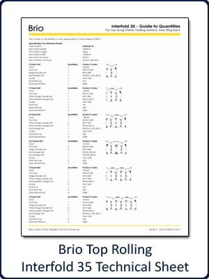 Brio Top Rolling Interfold 35 Tech Sheet