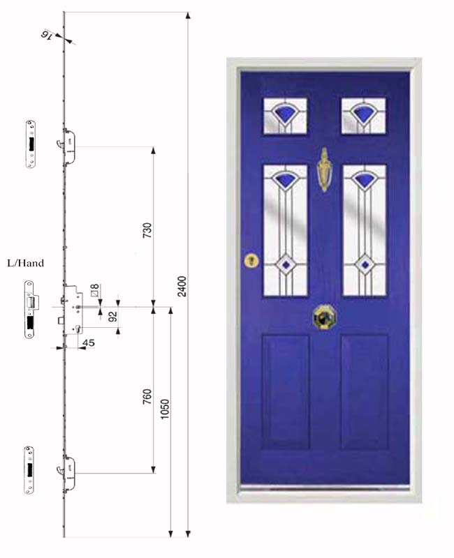 Wind Up Lock Centre Knob Design