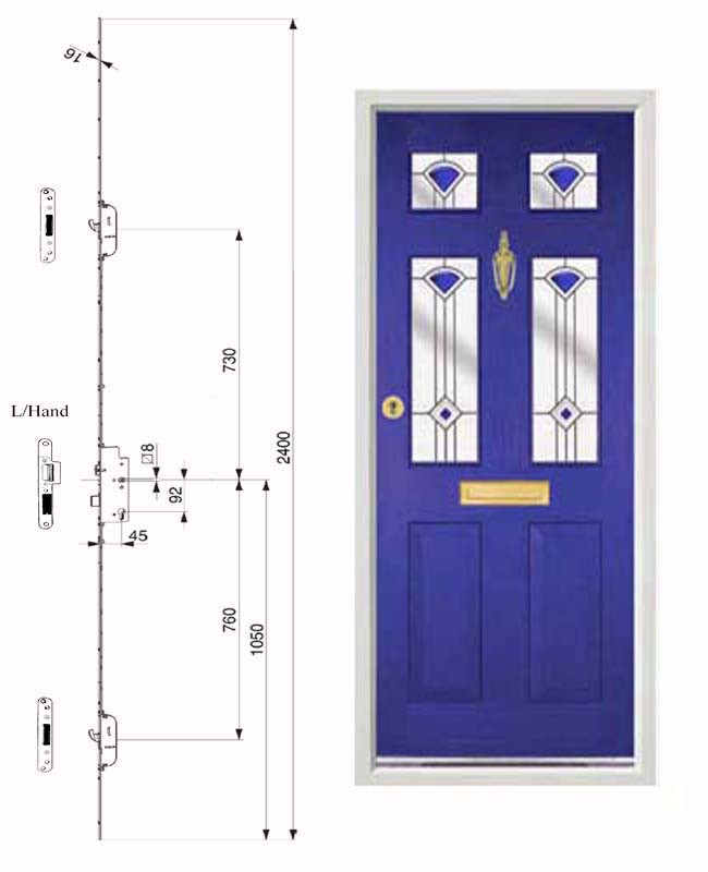 Wind Up Lock Letterplate Design