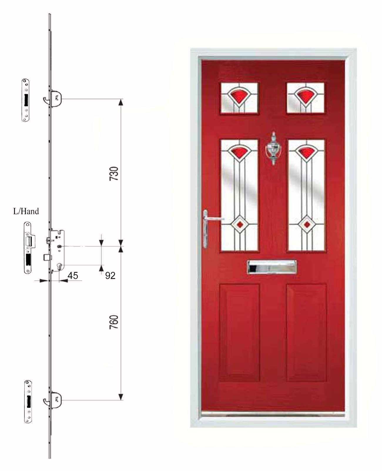 Type A Door And Lock with Keeps